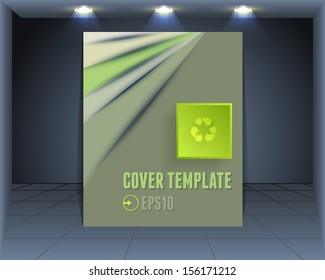 Cover Template Vector Vintage Paper