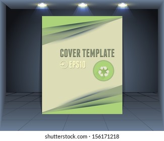 Cover Template Vector Vintage Paper