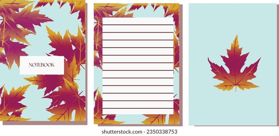 Cover template. Vector web of floral templates for notebooks, diaries, catalogs, brochures, books, card design 