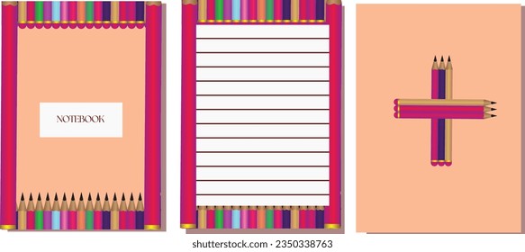 Cover template. Vector web of floral templates for notebooks, diaries, catalogs, brochures, books, card design 