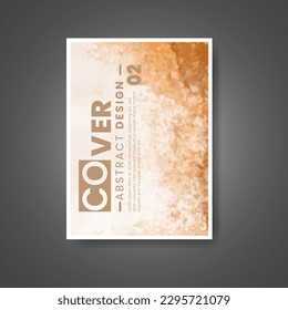 Cover template with watercolor background. Design for your cover, date, postcard, banner, logo.