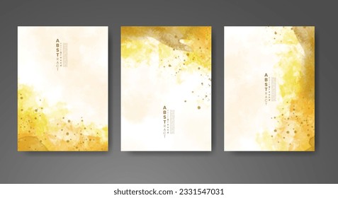 Cover template with watercolor background. Design for your cover, date, postcard, banner, logo.