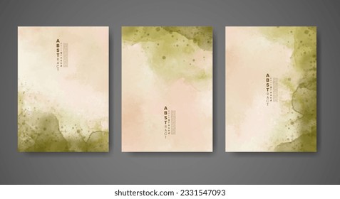 Cover template with watercolor background. Design for your cover, date, postcard, banner, logo.