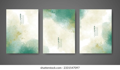 Cover template with watercolor background. Design for your cover, date, postcard, banner, logo.