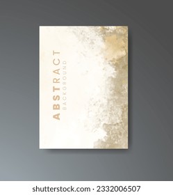 Cover template with watercolor background. Design for your cover, date, postcard, banner, logo.