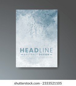 Cover template with watercolor background. Design for your cover, date, postcard, banner, logo.