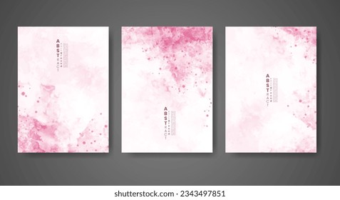 Cover template with watercolor background. Design for your cover, date, postcard, banner, logo.