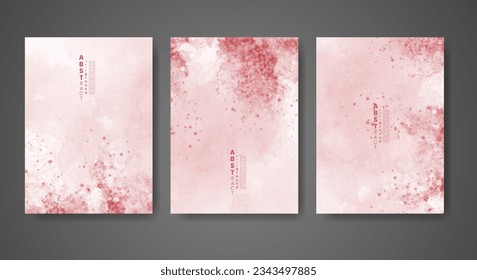 Cover template with watercolor background. Design for your cover, date, postcard, banner, logo.