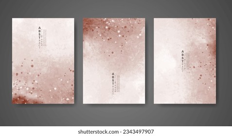 Cover template with watercolor background. Design for your cover, date, postcard, banner, logo.