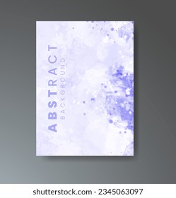 Cover template with watercolor background. Design for your cover, date, postcard, banner, logo.