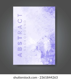 Cover template with watercolor background. Design for your cover, date, postcard, banner, logo.
