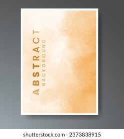 Cover template with watercolor background. Design for your cover, date, postcard, banner, logo.
