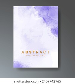 Cover template with watercolor background. Design for your cover, date, postcard, banner, logo.