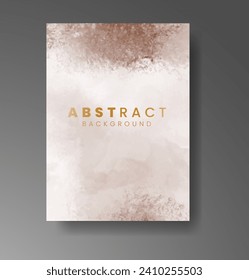 Cover template with watercolor background. Design for your cover, date, postcard, banner, logo.