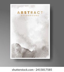 Cover template with watercolor background. Design for your cover, date, postcard, banner, logo.