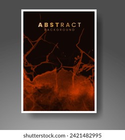 Plantilla de portada con fondo de acuarela. Diseño para su portada, fecha, postal, banner, logotipo.