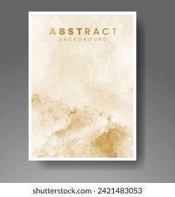Cover template with watercolor background. Design for your cover, date, postcard, banner, logo.