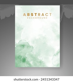 Cover template with watercolor background. Design for your cover, date, postcard, banner, logo.