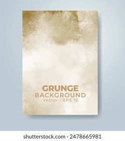 Cover template with watercolor background. Design for your cover, date, postcard, banner, logo.