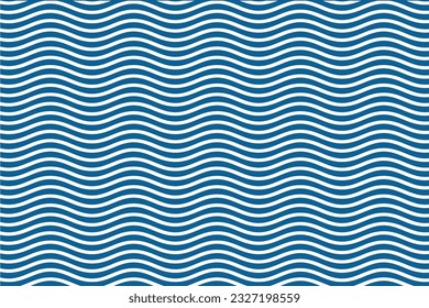 Cover template waves theme blue curves decoration