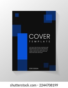 Cover template for your magazine, with blue color combination, modern and attractive design.
Also suitable for your poster template