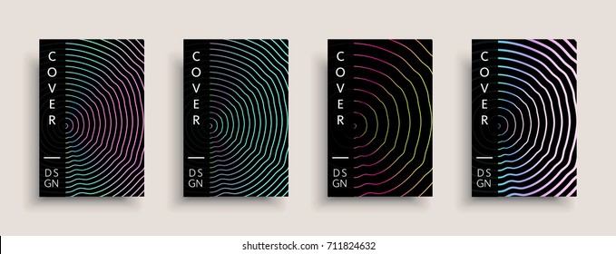 Cover templates design with fluid colors. Liquid trendy colorful shapes composition.Futuristic digital set of vector cover illustration. Use for branding, posters, banners, flyers or reports.