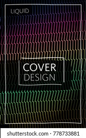 Cover templates design set with abstract fluid colors. Modern liquid trendy colorful shapes. Futuristic digital set of vector cover illustration. Branding, posters, banners, catalog or reports