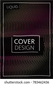 Cover templates design set with abstract fluid colors. Modern liquid trendy colorful shapes. Futuristic digital set of vector cover illustration. Branding, posters, banners, catalog or reports