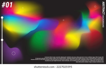 cover templates with Northern and Polar Lights. Magnetic storms. Aurora Borealis. Art for banners, flyers, placards and posters. EPS 10 Vector Illustration