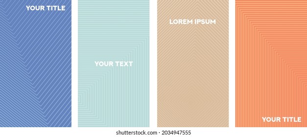 cover templates set. circle geometric patterns. backgrounds for cataloges, Presentation, corporate brochures. Lines texture, header title elements. Annual report covers.