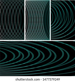 Cover templates set, vector geometric abstract background. Flyer, presentation, brochure, banner, poster design.
