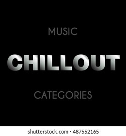 Cover and text design with the musical categories