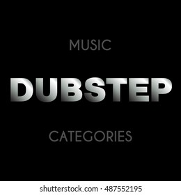 Cover and text design with the musical categories