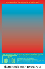 Cover .Vector banner with a geometric pattern. Form with the composition of gradients. Eps10 vector template.