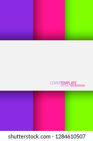 Cover vector design for Brochure.Empty creative annual report template