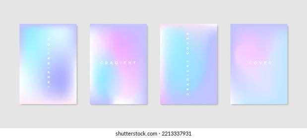 cover vector illustration in minimalist and modern fluid color