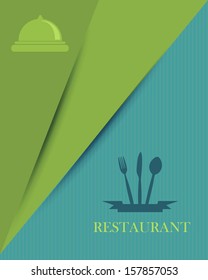 Cover Vector Template Menu Restaurant