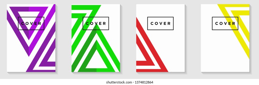 Cover Vertical Banners Set. Vector design layout with Abstract background for business annual reports, workflow layout, presentations, flyers, posters, invitations, ad banner, web design, landing page