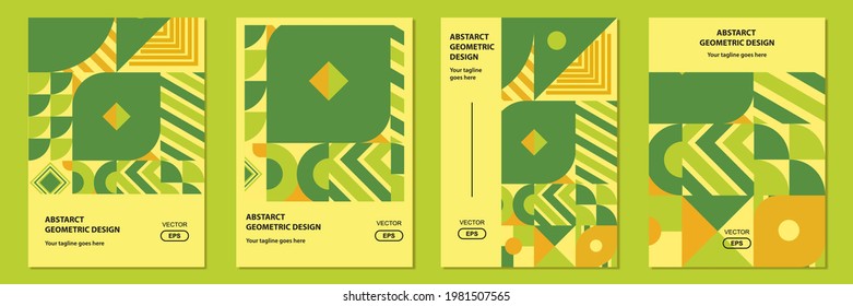 Cover Vintage with Abstract Design