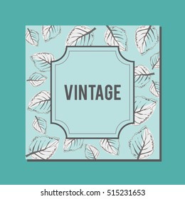 Cover vintage design for handmade album vector