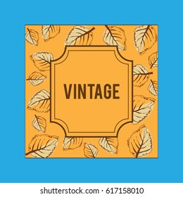 Cover vintage design for handmade album vector