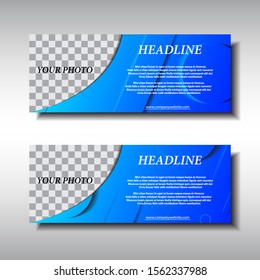 Cover Web Banner Social Media. Design template with color background. Vector illustration.