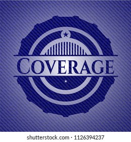 Coverage denim background
