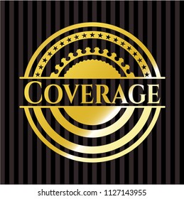 Coverage gold shiny badge