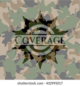 Coverage on camo texture
