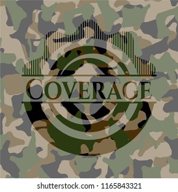 Coverage on camouflaged pattern