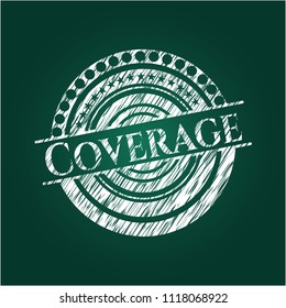 Coverage on chalkboard