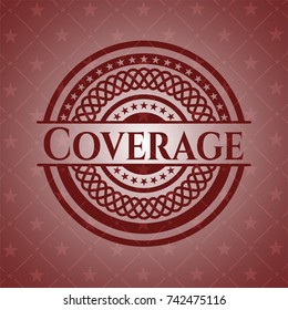 Coverage red emblem