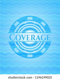 Coverage water representation badge.