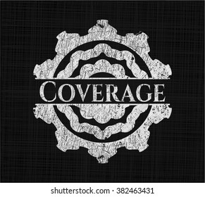 Coverage written on a chalkboard
